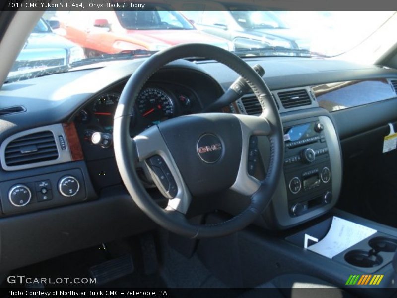 Onyx Black / Ebony 2013 GMC Yukon SLE 4x4