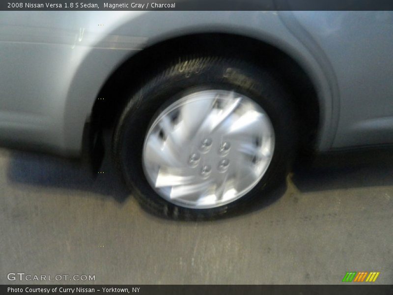 Magnetic Gray / Charcoal 2008 Nissan Versa 1.8 S Sedan