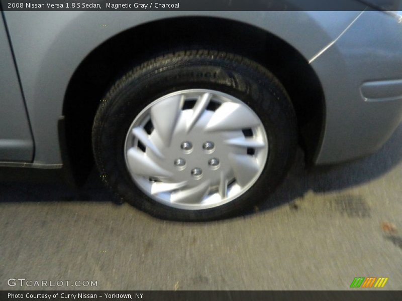 Magnetic Gray / Charcoal 2008 Nissan Versa 1.8 S Sedan