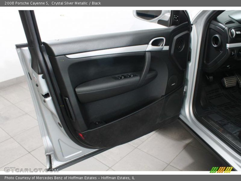 Crystal Silver Metallic / Black 2008 Porsche Cayenne S