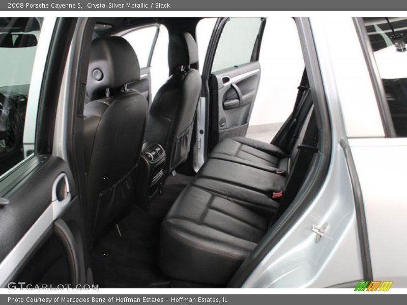 Crystal Silver Metallic / Black 2008 Porsche Cayenne S