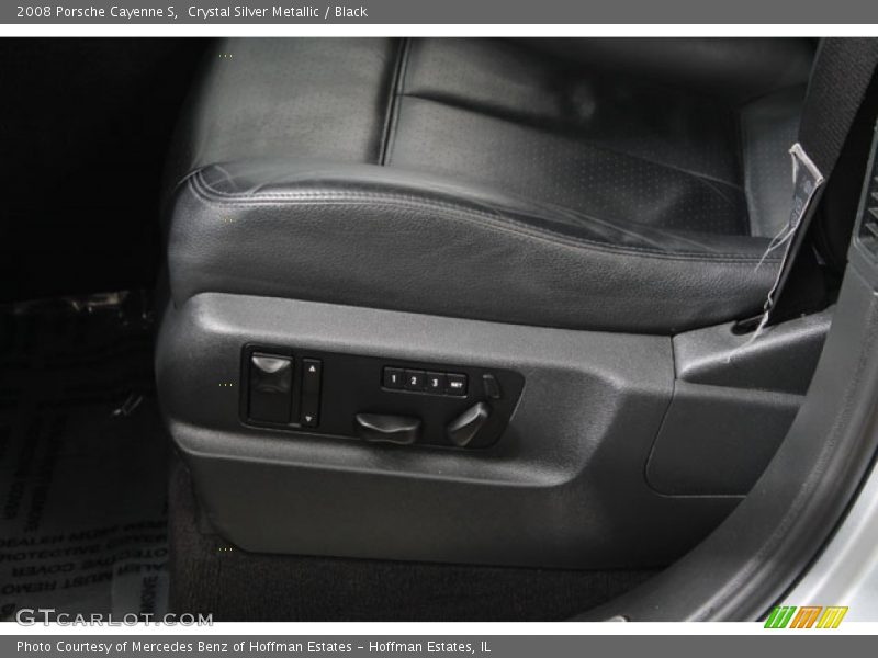 Crystal Silver Metallic / Black 2008 Porsche Cayenne S