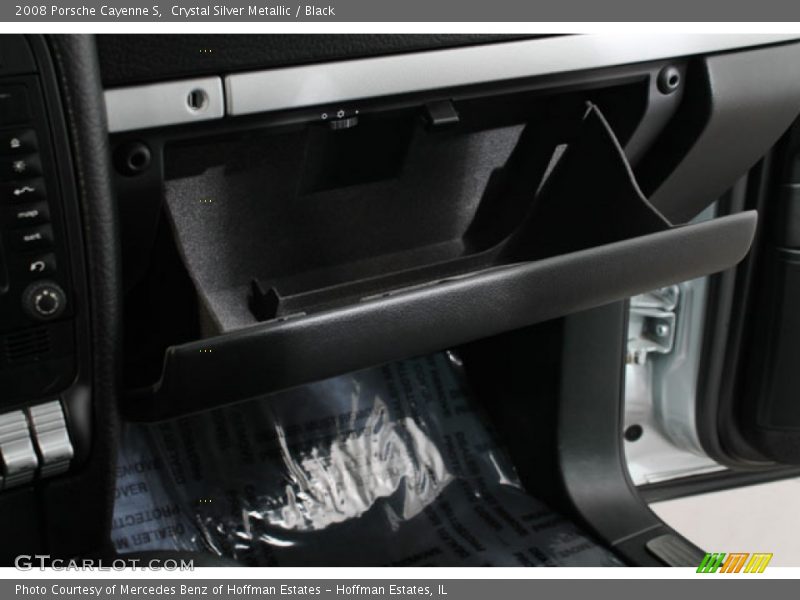 Crystal Silver Metallic / Black 2008 Porsche Cayenne S
