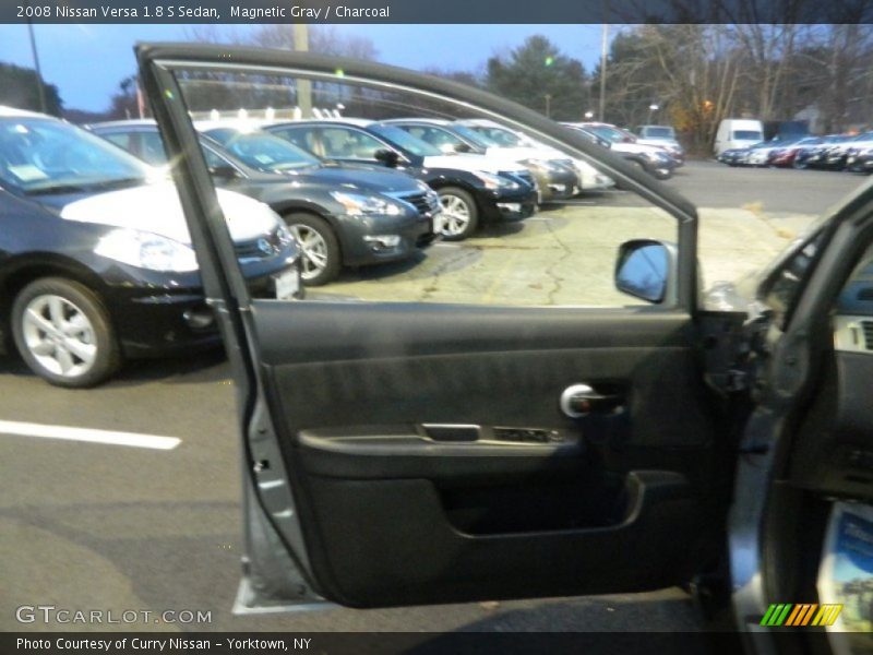 Magnetic Gray / Charcoal 2008 Nissan Versa 1.8 S Sedan