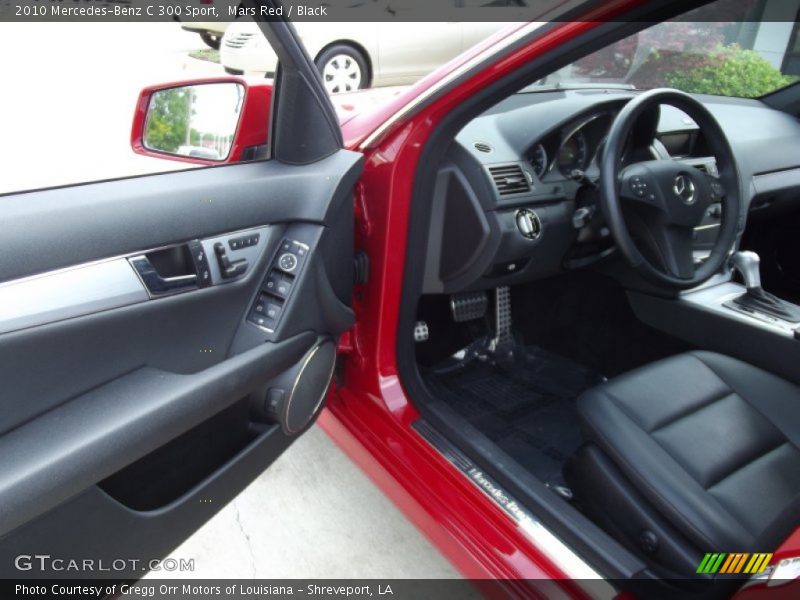 Mars Red / Black 2010 Mercedes-Benz C 300 Sport