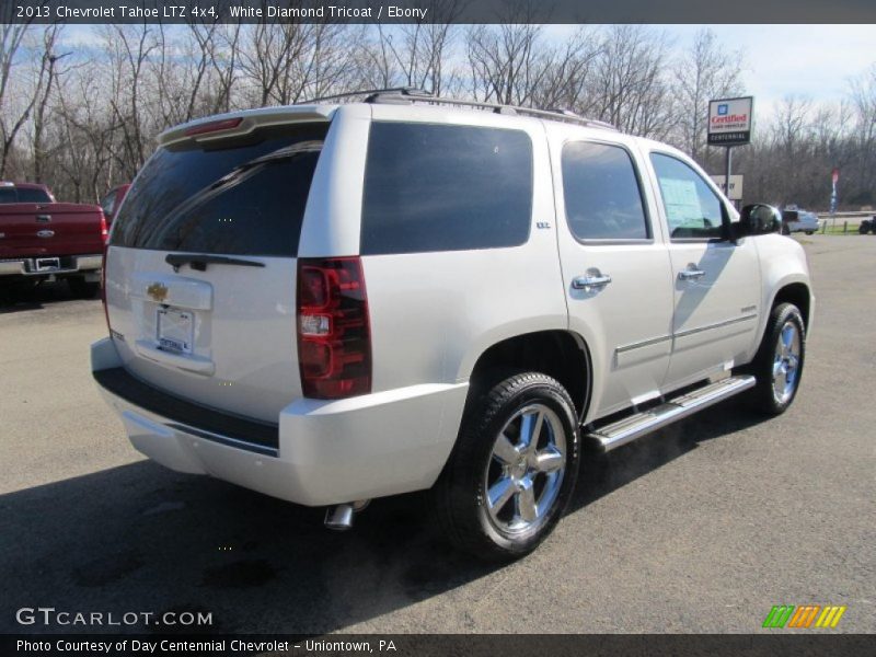 White Diamond Tricoat / Ebony 2013 Chevrolet Tahoe LTZ 4x4