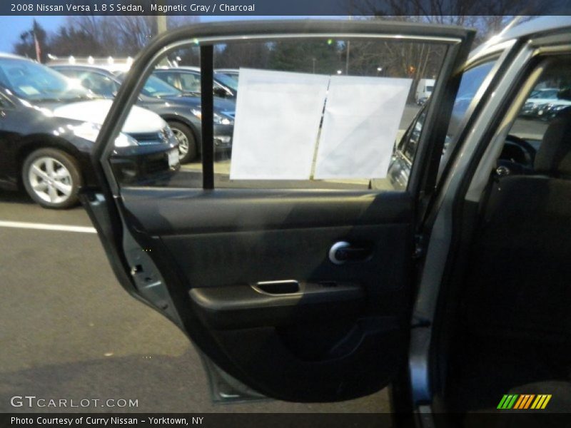 Magnetic Gray / Charcoal 2008 Nissan Versa 1.8 S Sedan