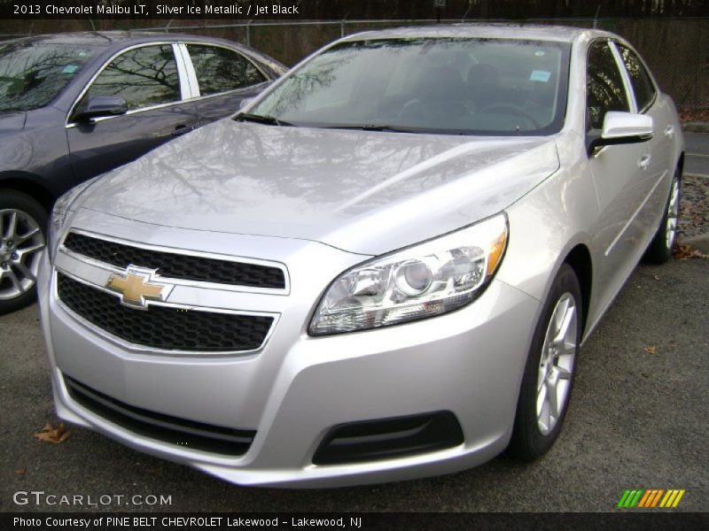 Silver Ice Metallic / Jet Black 2013 Chevrolet Malibu LT