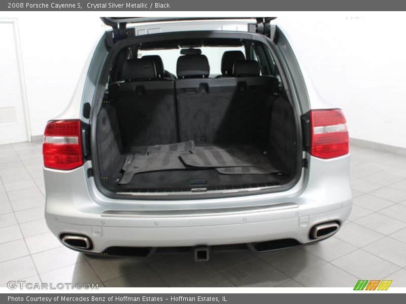 Crystal Silver Metallic / Black 2008 Porsche Cayenne S