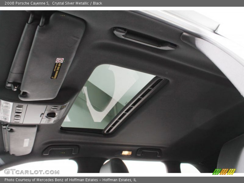 Crystal Silver Metallic / Black 2008 Porsche Cayenne S