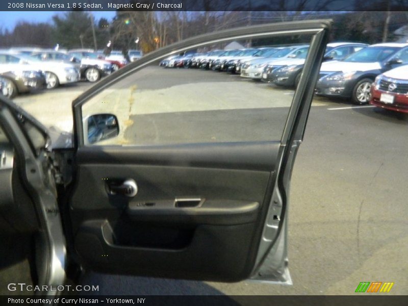 Magnetic Gray / Charcoal 2008 Nissan Versa 1.8 S Sedan