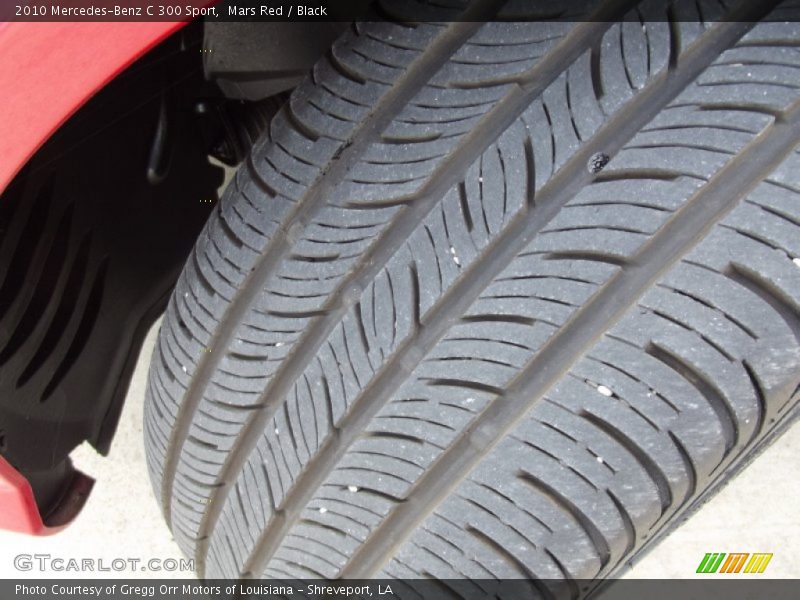 Mars Red / Black 2010 Mercedes-Benz C 300 Sport