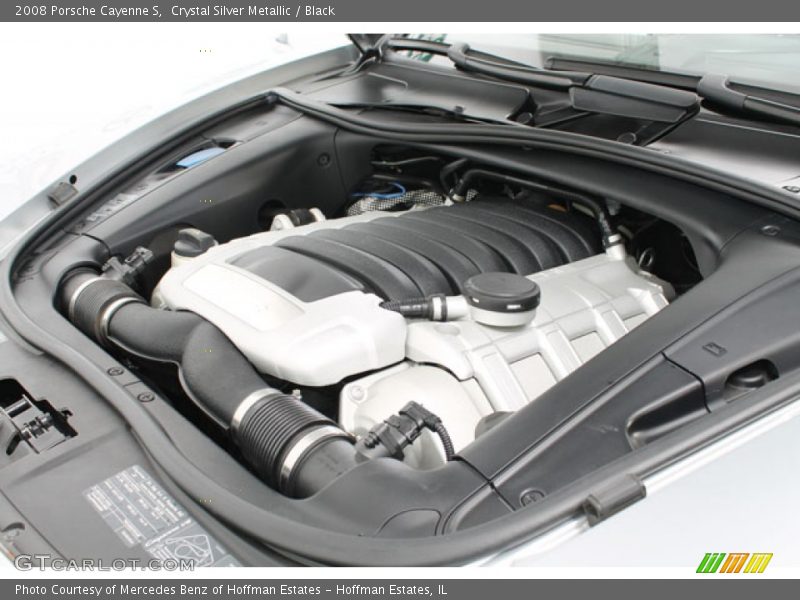 Crystal Silver Metallic / Black 2008 Porsche Cayenne S