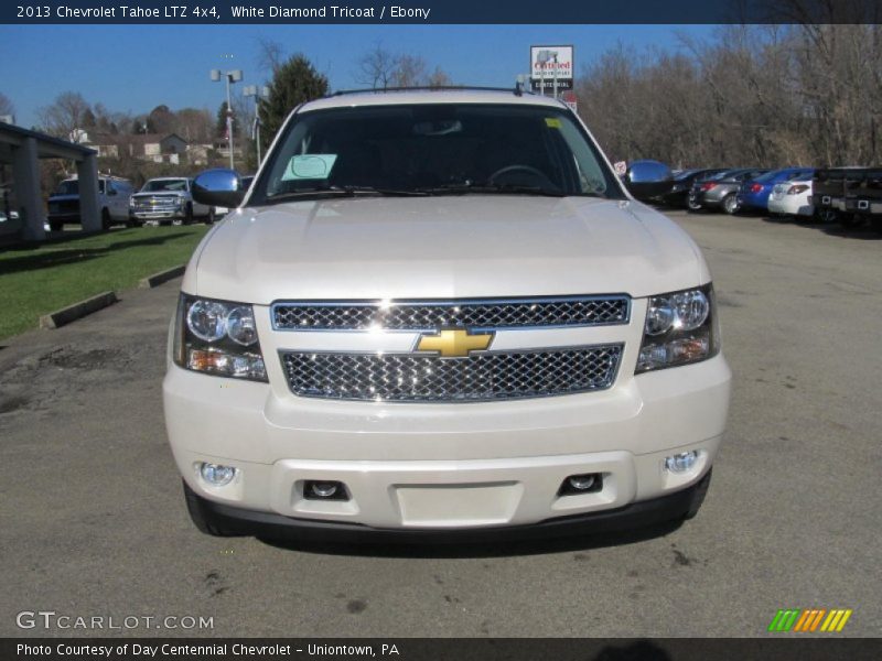 White Diamond Tricoat / Ebony 2013 Chevrolet Tahoe LTZ 4x4