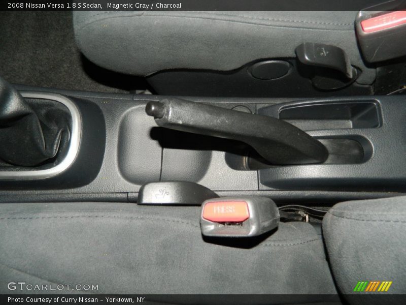 Magnetic Gray / Charcoal 2008 Nissan Versa 1.8 S Sedan