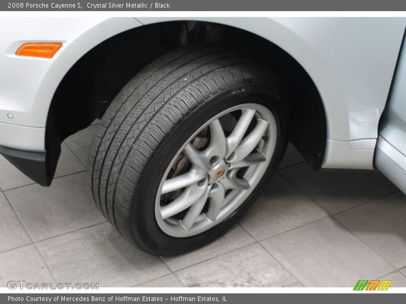 Crystal Silver Metallic / Black 2008 Porsche Cayenne S