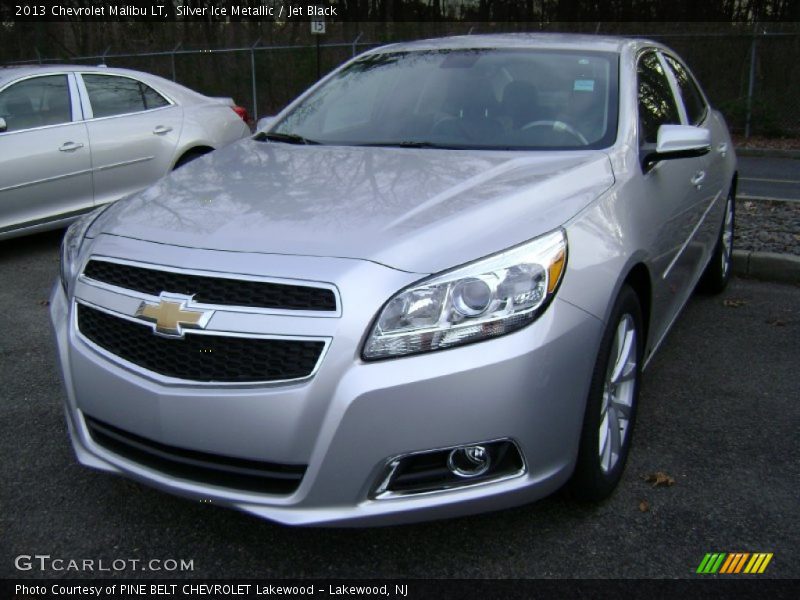 Silver Ice Metallic / Jet Black 2013 Chevrolet Malibu LT