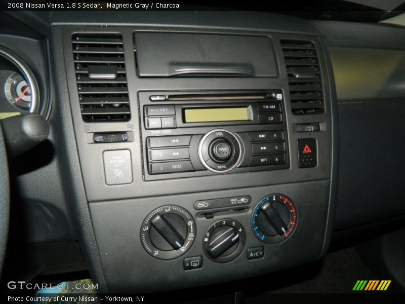 Magnetic Gray / Charcoal 2008 Nissan Versa 1.8 S Sedan