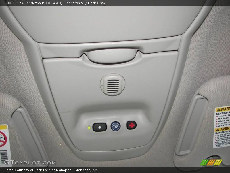 Bright White / Dark Gray 2002 Buick Rendezvous CXL AWD