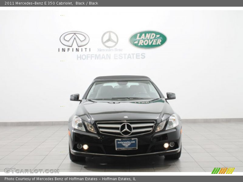 Black / Black 2011 Mercedes-Benz E 350 Cabriolet