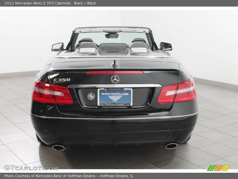 Black / Black 2011 Mercedes-Benz E 350 Cabriolet