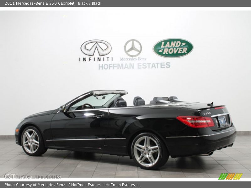 Black / Black 2011 Mercedes-Benz E 350 Cabriolet