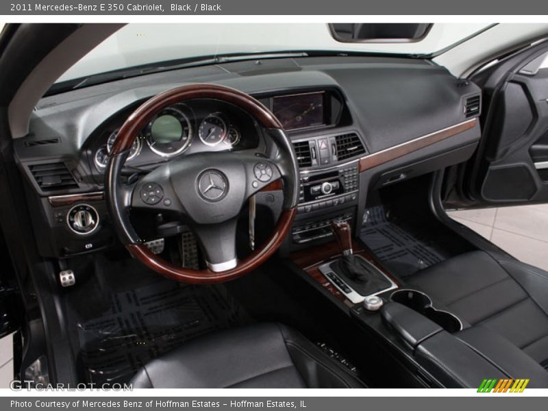 Black / Black 2011 Mercedes-Benz E 350 Cabriolet