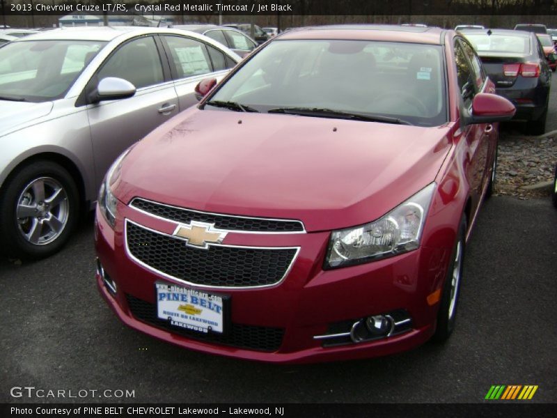 Crystal Red Metallic Tintcoat / Jet Black 2013 Chevrolet Cruze LT/RS