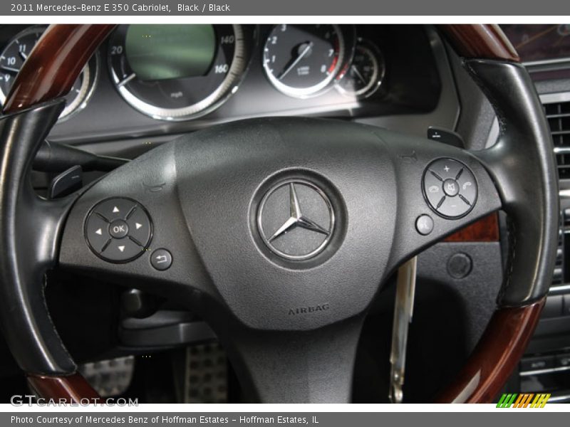 Black / Black 2011 Mercedes-Benz E 350 Cabriolet