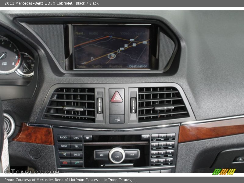 Black / Black 2011 Mercedes-Benz E 350 Cabriolet