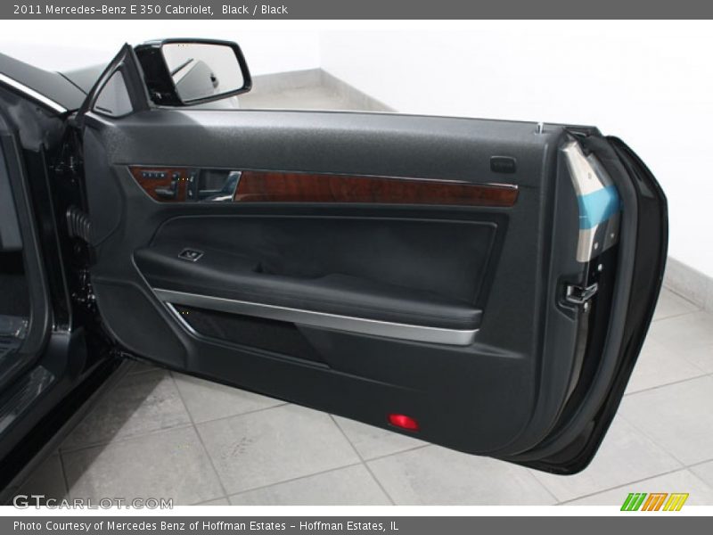 Black / Black 2011 Mercedes-Benz E 350 Cabriolet