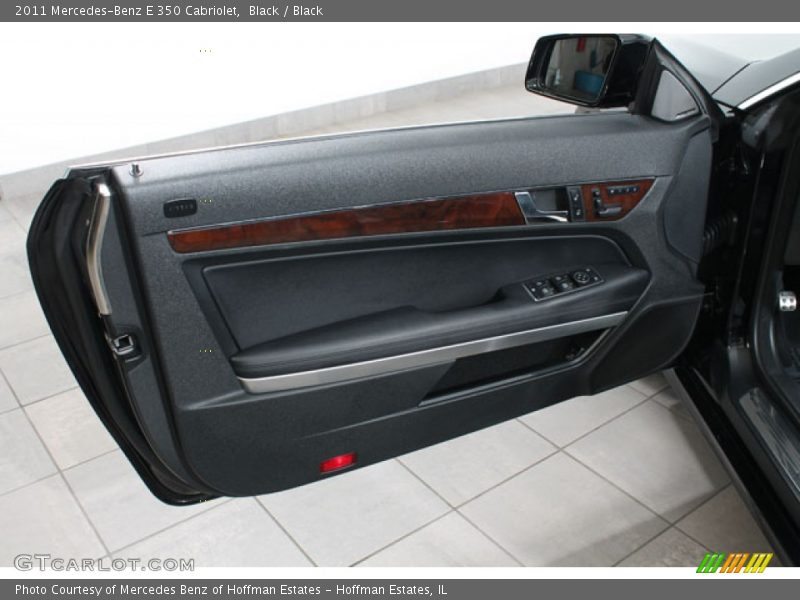 Black / Black 2011 Mercedes-Benz E 350 Cabriolet