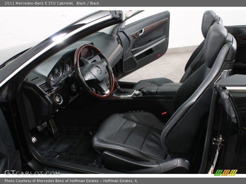 Black / Black 2011 Mercedes-Benz E 350 Cabriolet