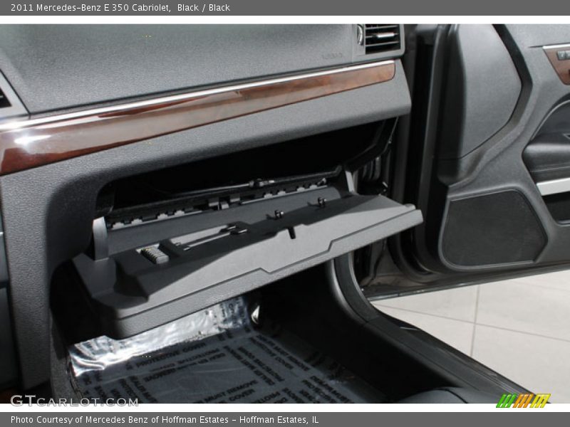 Black / Black 2011 Mercedes-Benz E 350 Cabriolet