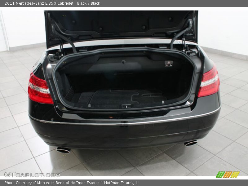 Black / Black 2011 Mercedes-Benz E 350 Cabriolet