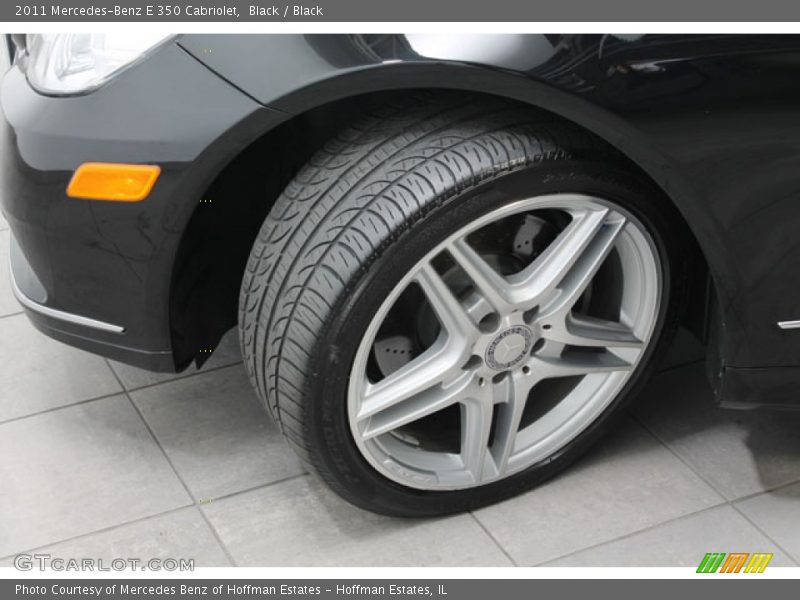 Black / Black 2011 Mercedes-Benz E 350 Cabriolet