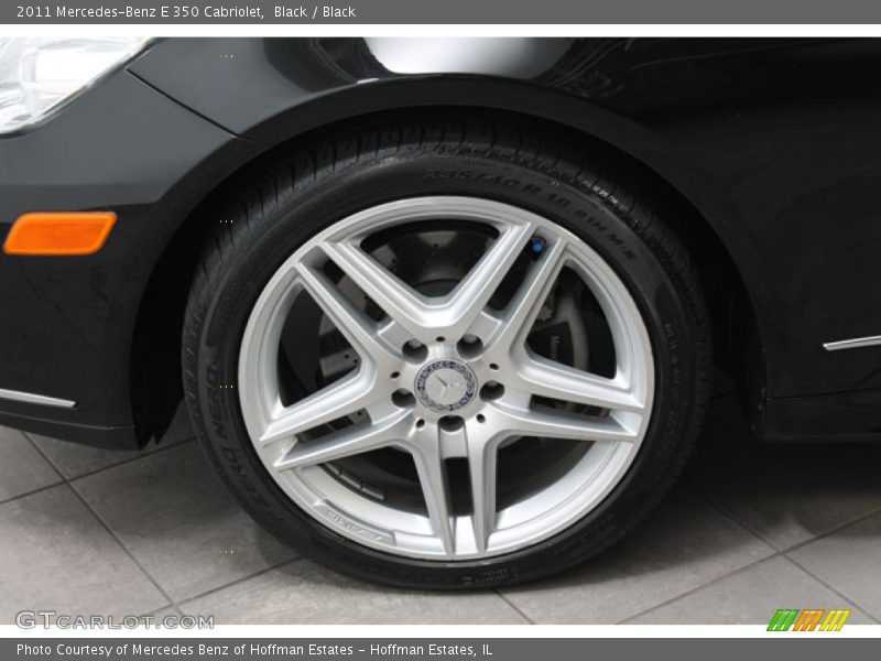 Black / Black 2011 Mercedes-Benz E 350 Cabriolet
