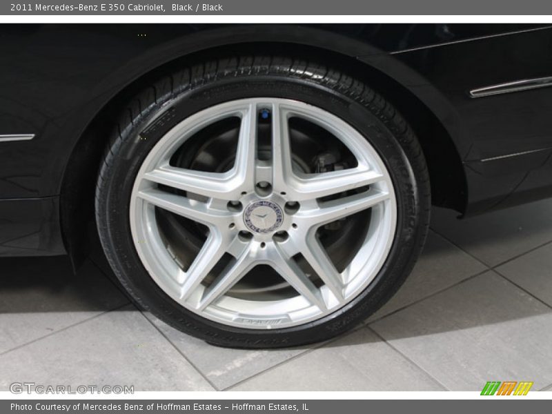Black / Black 2011 Mercedes-Benz E 350 Cabriolet