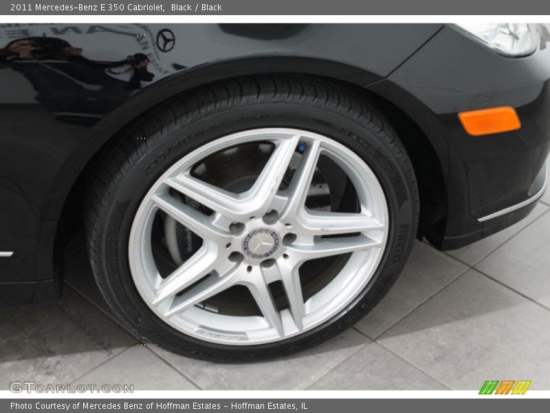 Black / Black 2011 Mercedes-Benz E 350 Cabriolet