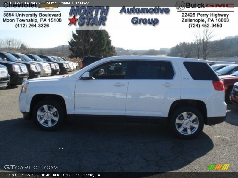 Summit White / Jet Black 2013 GMC Terrain SLE