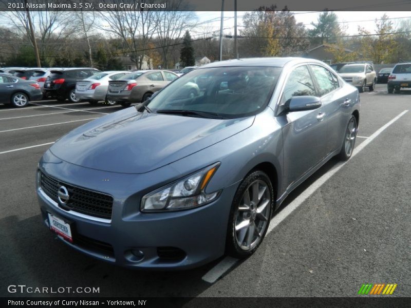 Ocean Gray / Charcoal 2011 Nissan Maxima 3.5 SV