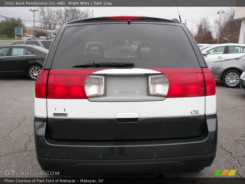 Bright White / Dark Gray 2002 Buick Rendezvous CXL AWD