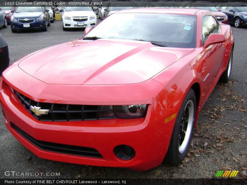 Victory Red / Black 2013 Chevrolet Camaro LS Coupe