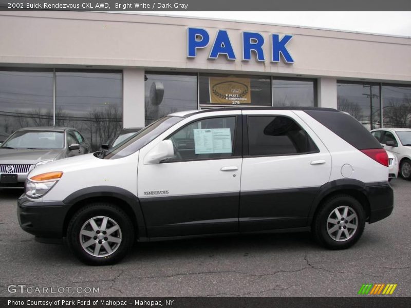 Bright White / Dark Gray 2002 Buick Rendezvous CXL AWD