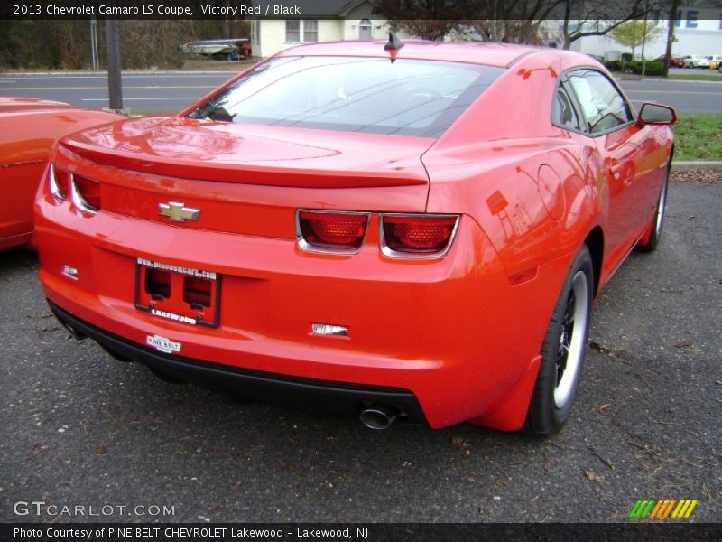 Victory Red / Black 2013 Chevrolet Camaro LS Coupe