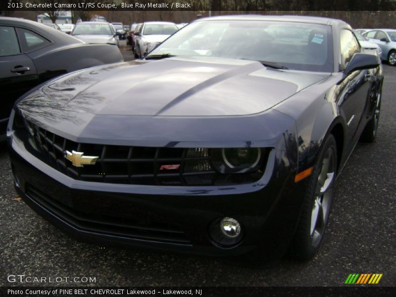 Blue Ray Metallic / Black 2013 Chevrolet Camaro LT/RS Coupe