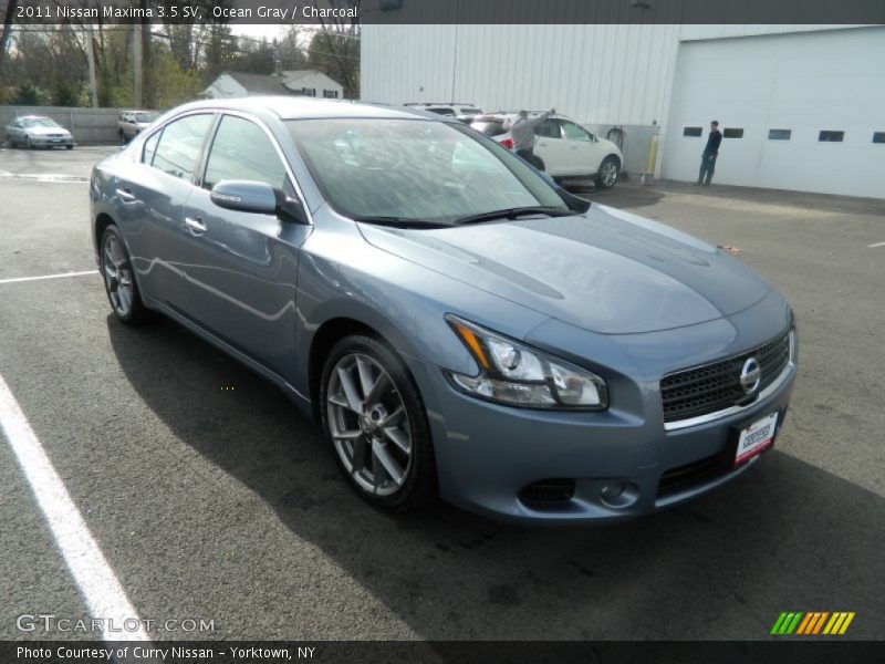 Ocean Gray / Charcoal 2011 Nissan Maxima 3.5 SV