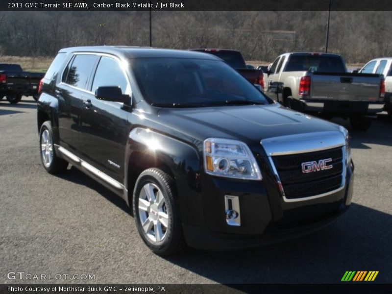 Carbon Black Metallic / Jet Black 2013 GMC Terrain SLE AWD
