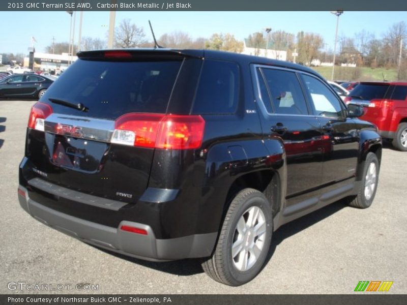 Carbon Black Metallic / Jet Black 2013 GMC Terrain SLE AWD
