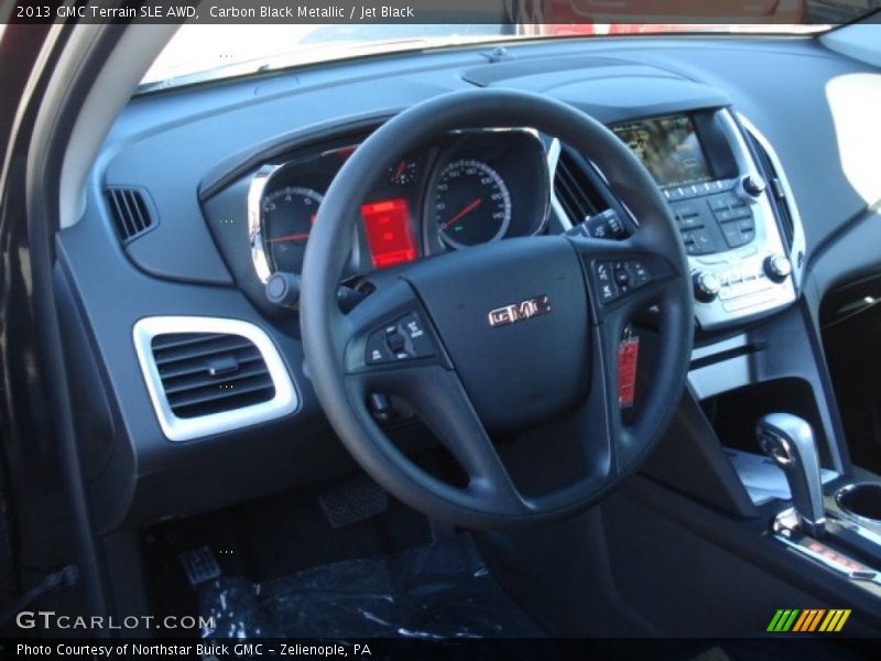 Carbon Black Metallic / Jet Black 2013 GMC Terrain SLE AWD